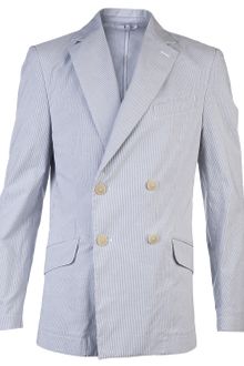 Vivienne Westwood Stripe Double Breasted Blazer - Lyst