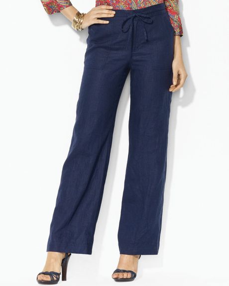 lauren ralph lauren linen pants