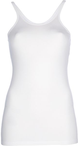 Alexander Wang Fitted Tank Top - Lyst