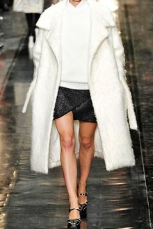 Carven Mohair Worsted Wool Oversize Coat - Lyst