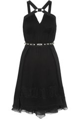 Jason Wu Plissé Silk-Chiffon Dress