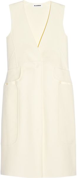 Jil Sander Northbay Cotton twill Sleeveless Coat - Lyst