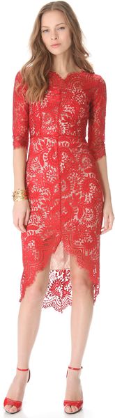 Lover Horizon Lace Dress - Lyst