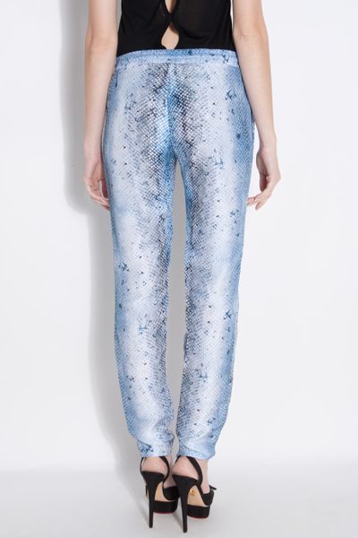 print jogging pants
