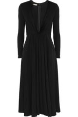 Michael Kors Wool Jersey Midi Dress