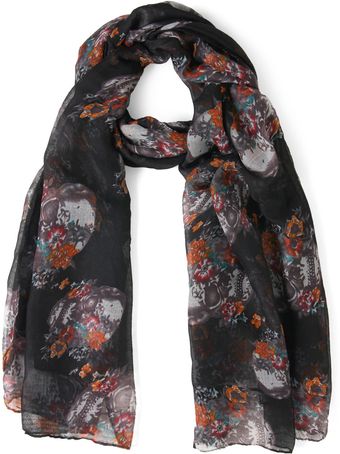 ModCloth Dome Grown Scarf in Black - Lyst