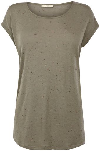 Oasis Oversized Neppy Tee - Lyst