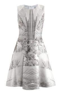 Prabal Gurung Angular Floral Print Dress - Lyst