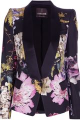Roberto Cavalli Multi-coloured Floral Blazer
