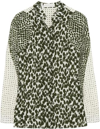 Stella McCartney Printed Silk Shirt - Lyst