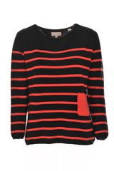 Chinti And Parker Slouchy Boatneck Knit with Pocket 