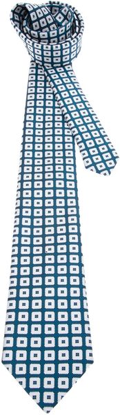 Ermenegildo Zegna Patterned Tie - Lyst