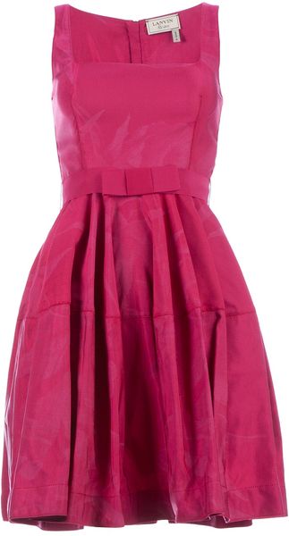 Lanvin Sleeveless Dress - Lyst