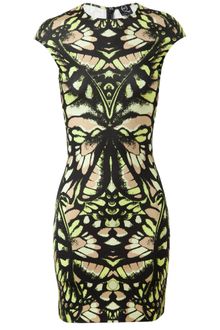 McQ by Alexander McQueen Dragonfly Printed Stretch-jersey Dress - Lyst