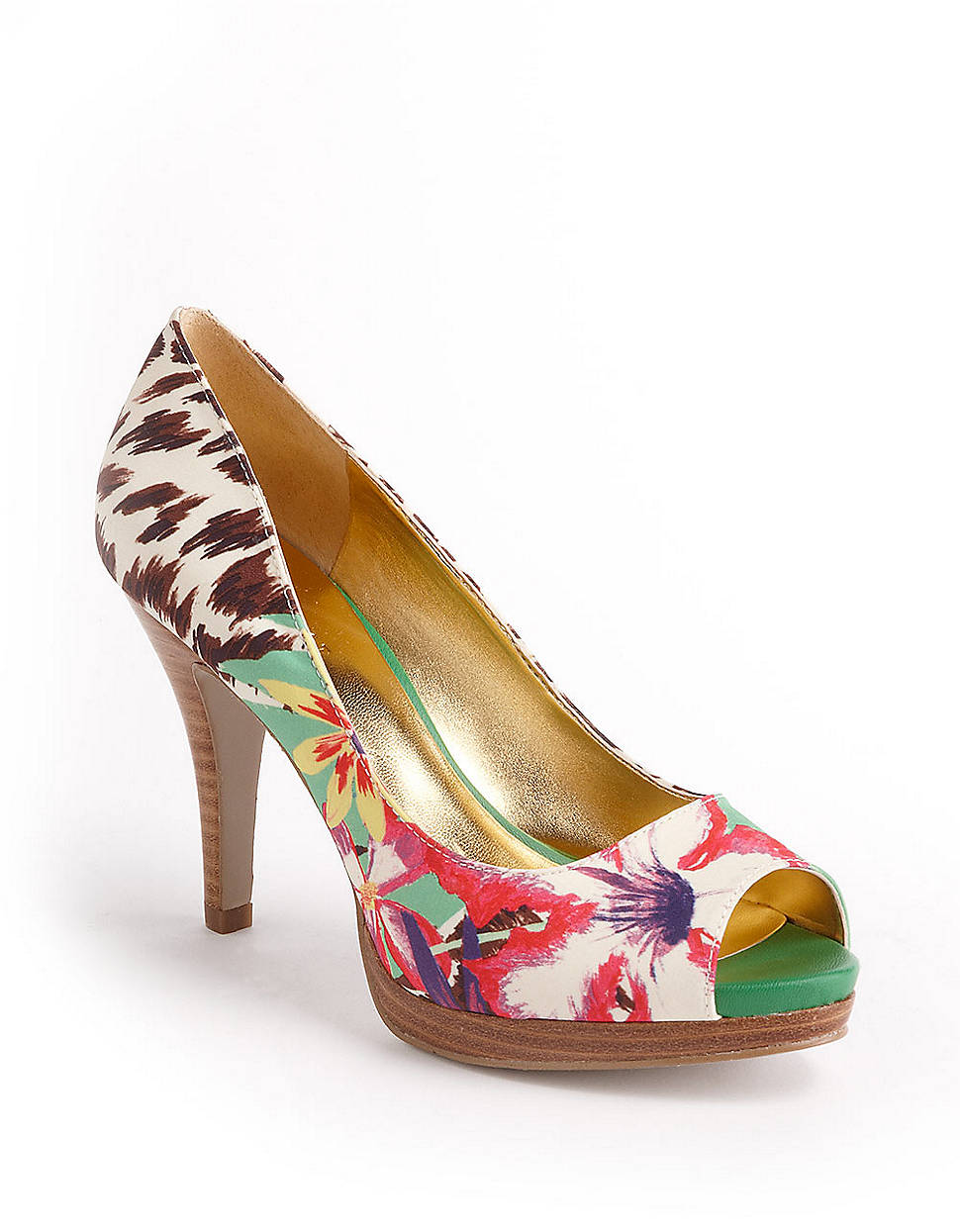 platform flower shoes