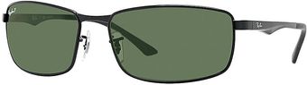 Ray-Ban Metallic Rectangle Sunglasses - Lyst