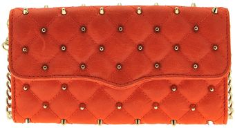 Rebecca Minkoff Wallet On A Chain Persimmon - Lyst