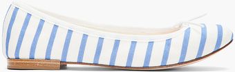 Repetto Powder Blue and White Striped Cendrillon Flats - Lyst