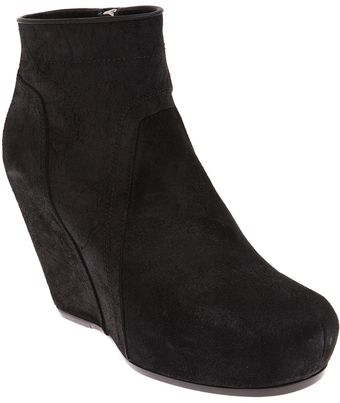 Rick Owens Wedge Ankle Boot - Lyst