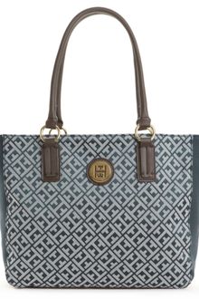 Tommy Hilfiger Signature Jacquard Logo Tote - Lyst
