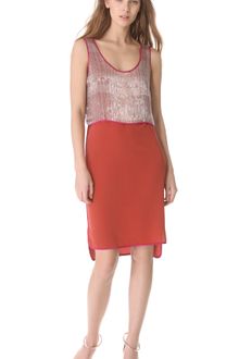 Veronica Beard The Beaded Layer Dress - Lyst