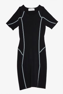 A.L.C. Evans Knit Piping Dress - Lyst