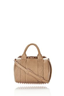 Alexander Wang Rockie in Latte Pebble with Rose Gold - Lyst