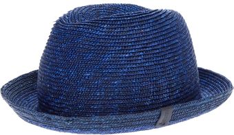 Giorgio Armani Raffia Hat - Lyst
