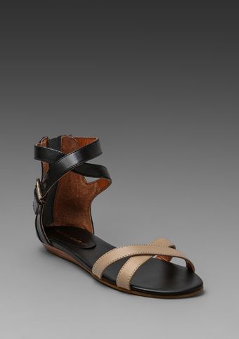Rebecca Minkoff Bettina Flat in Black - Lyst
