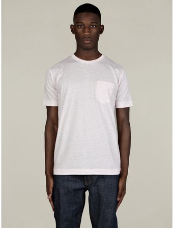 YMC Mens Pink Speckled Pocket Tshirt - Lyst