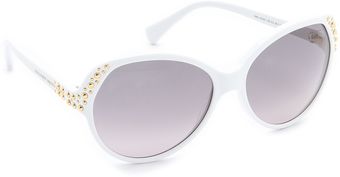 Alexander McQueen Glam Studded Sunglasses - Lyst