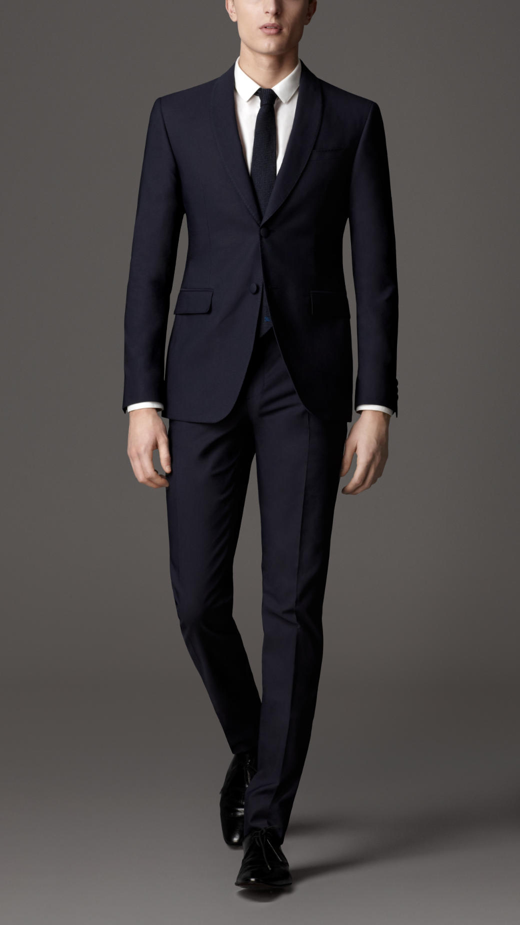 Burberry Modern Fit Shawl Collar Suit in Blue for Men (navy) Lyst