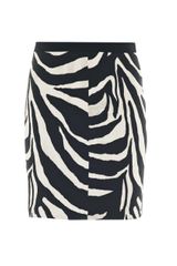 DKNY Zebraprint Pencil Skirt