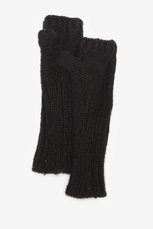 Genie By Eugenia Kim Metallic Knit Cut Off Gloves - Lyst
