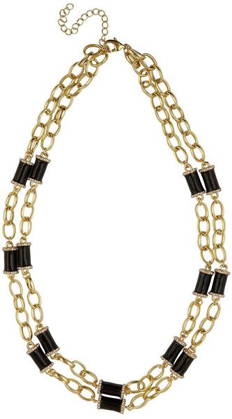 Precis Petite Crystal Embellished Enamel Necklace - Lyst
