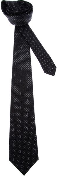 Yves Saint Laurent Printed Tie - Lyst