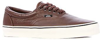 Vans The Era Sneaker in Aged Brown Leather - Lyst