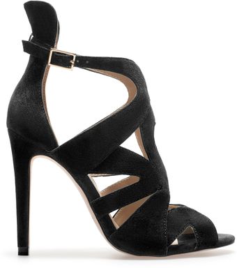 Zara Strappy Highheel Sandals - Lyst