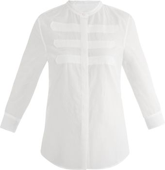 Boy by Band Of Outsiders Military Detail Blouse - Lyst