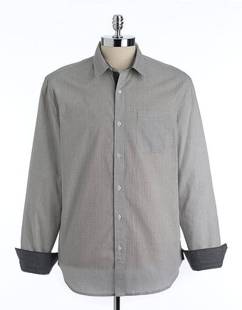 DKNY Geometric Print Shirt - Lyst