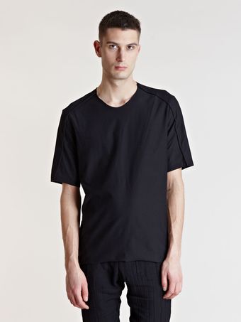 Individual Sentiments Mens Seam Detail Tshirt - Lyst