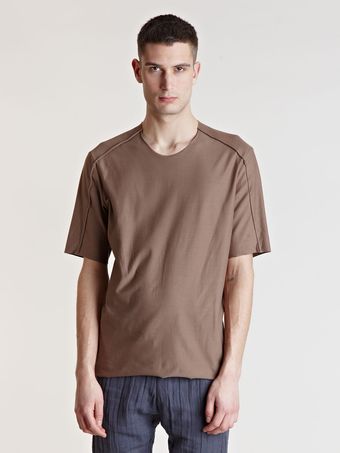 Individual Sentiments Seam Detail T-shirt - Lyst