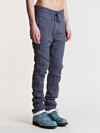 Individual Sentiments Slim Leg Pants - Lyst