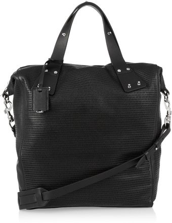 McQ by Alexander McQueen Stepney Perforatedleather Tote - Lyst