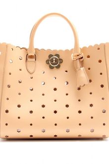 Mulberry Cutout Flower Leather Tote - Lyst