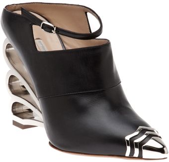 Nicholas Kirkwood Cap Toe Wedge - Lyst
