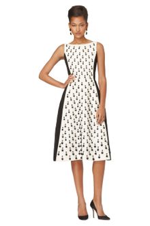 Oscar de la Renta Sleeveless Dress with Tassel Embroidery - Lyst