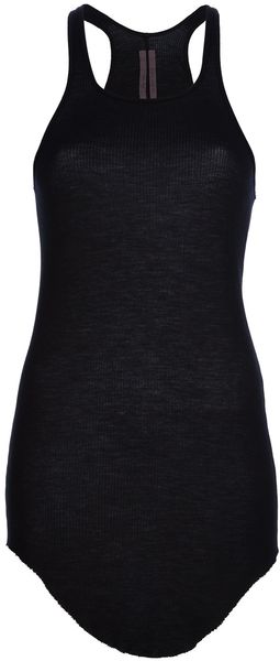 Rick Owens Long Tank Top - Lyst
