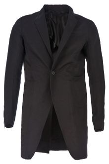 Rick Owens Mid Length Single Button Blazer - Lyst