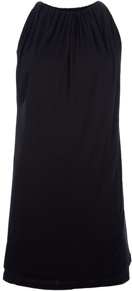 Rick Owens Sleeveless Draped Tunic - Lyst